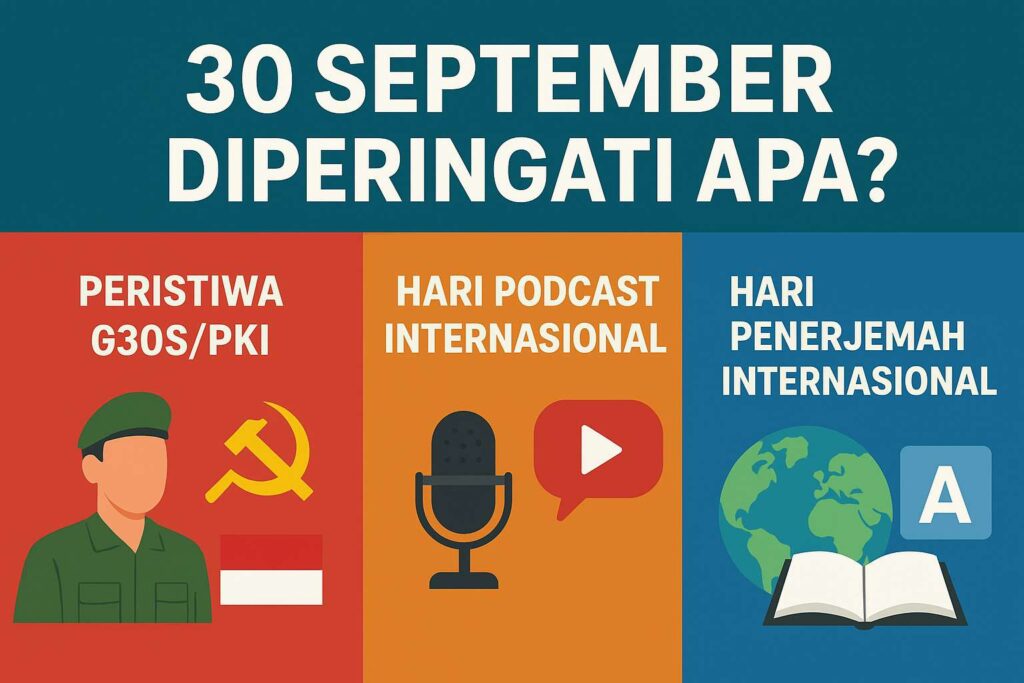 30 September Memperingati Hari Apa? Sejarah, Fakta, dan Maknanya bagi Bangsa Indonesia