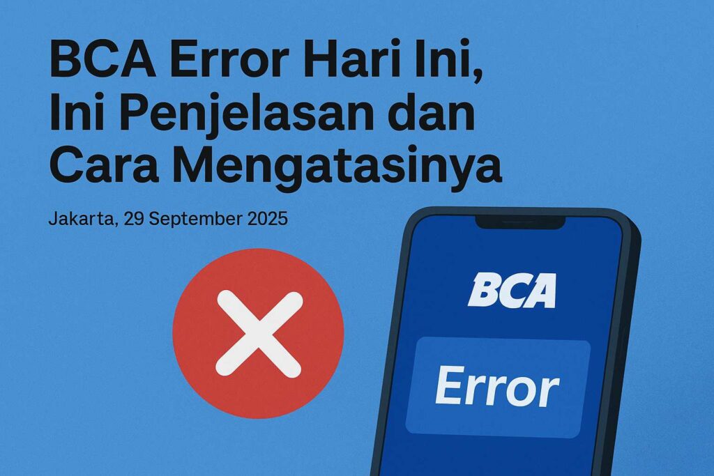 BCA Error Hari Ini? Begini Fakta Terkini dan Solusinya