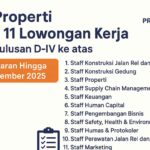 KAI Properti Buka 11 Lowongan Kerja untuk Lulusan D-IV ke Atas, Pendaftaran Hingga 30 September 2025