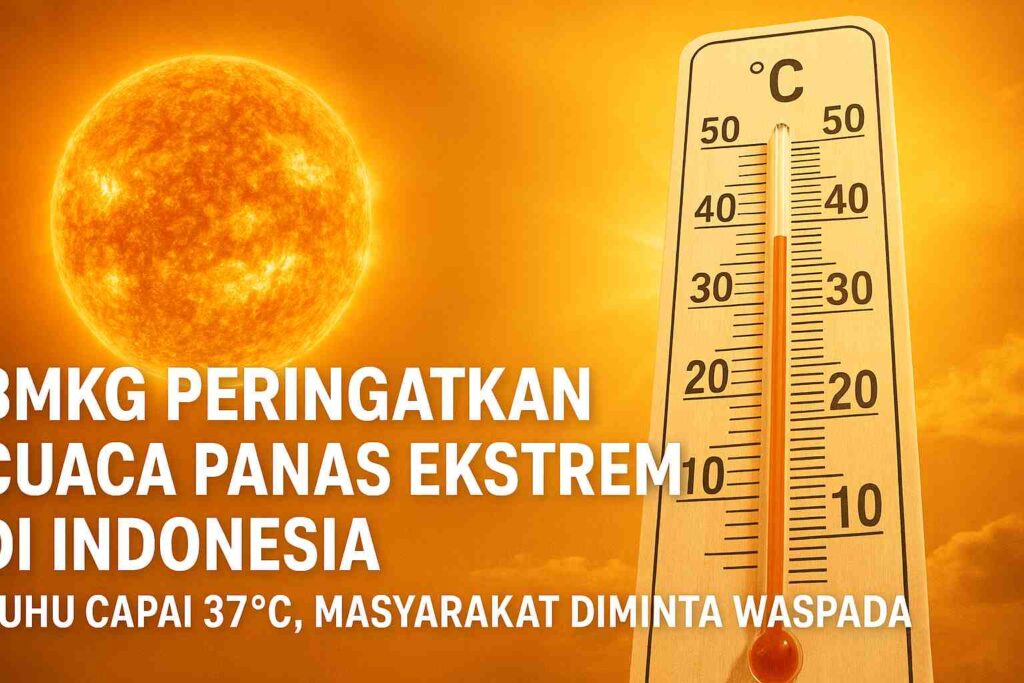 BMKG Peringatkan Cuaca Panas Ekstrem Suhu 37°C