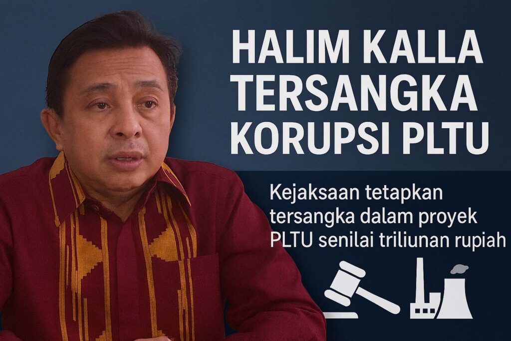 Halim Kalla Ditetapkan Sebagai Tersangka Kasus Korupsi PLTU Kalimantan Barat, Kerugian Negara Capai Rp1,3 Triliun