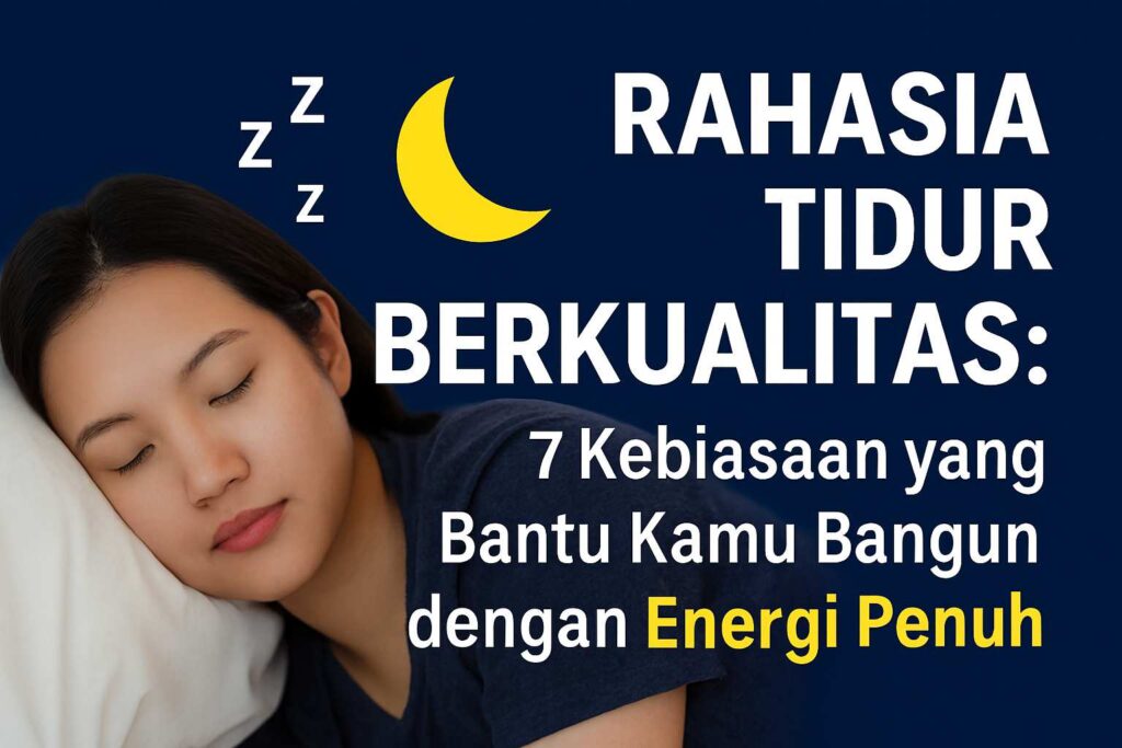 Rahasia Tidur Berkualitas: 7 Kebiasaan yang Bantu Kamu Bangun dengan Energi Penuh