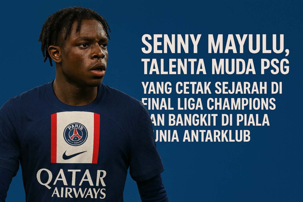 Senny Mayulu, Wonderkid PSG yang Cetak Sejarah di Final Liga Champions dan Bersinar di Piala Dunia Antarklub