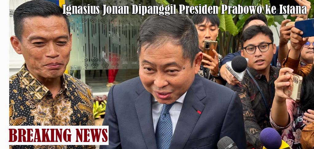 Ignasius Jonan Dipanggil Prabowo ke Istana, Bahas Apa?