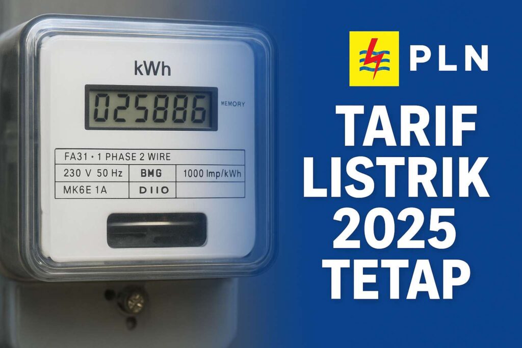 Pemerintah Pastikan Tarif Listrik Tetap Hingga Akhir 2025